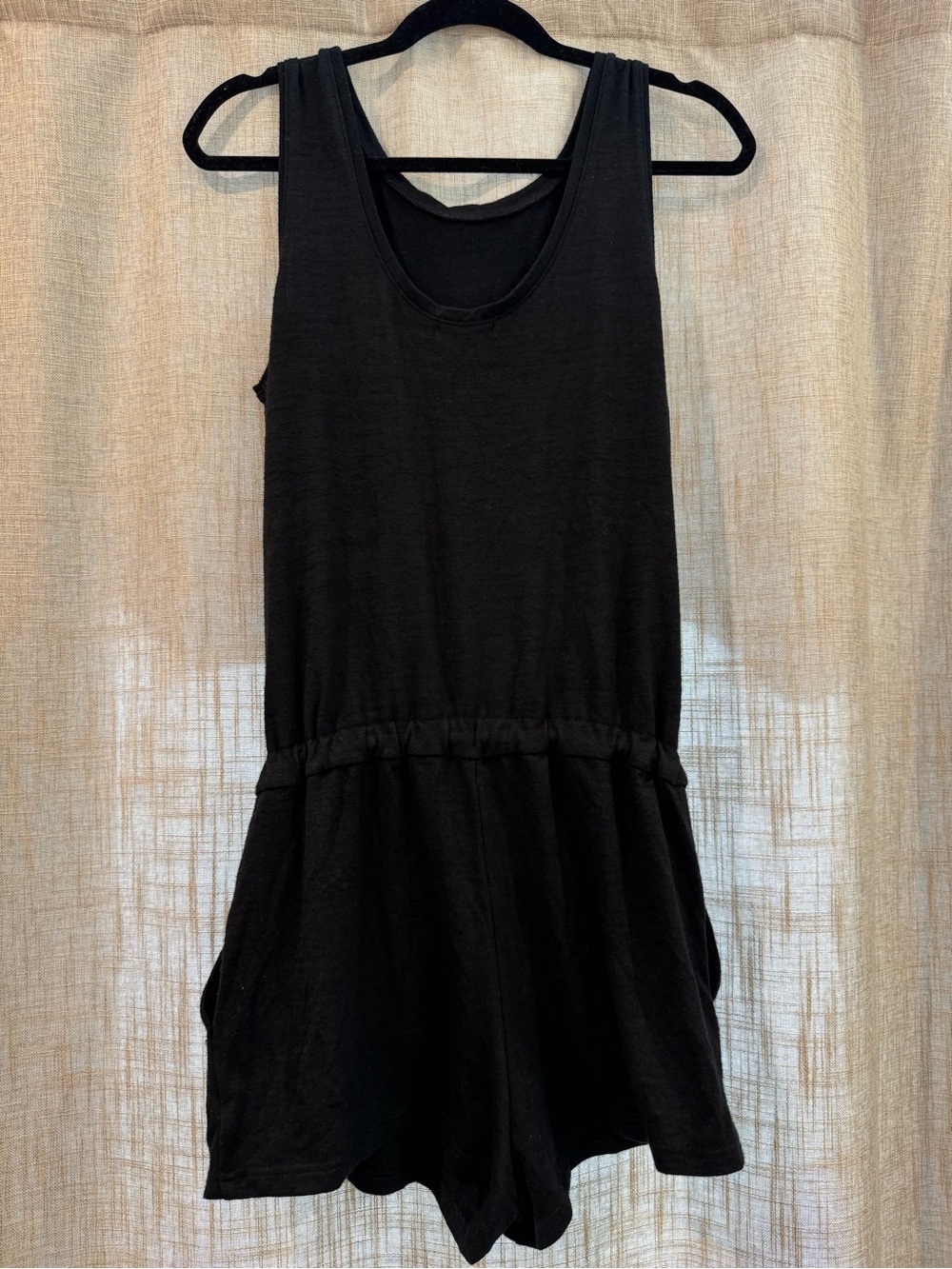 Women’s ' Black Sleeveless Romper